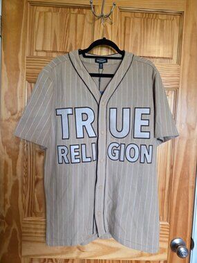💛 57. True Religion Men's Baseball Jersey